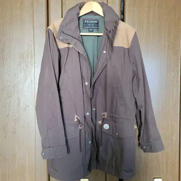 FILSON 후드 부착 브라운 자켓 M