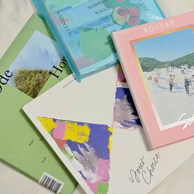 세븐틴 boysbe+언오드 호프+헹가래+유어초이스+히토리쟈나이 앨범 일괄