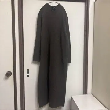 ATON 브라운 니트 원피스