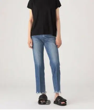 레드카드 REDCARD 데님 쓰리 미사용 새상품 24