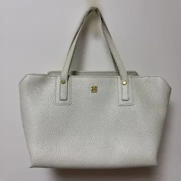 즉시 구매 OK efffy 에피 화이트 가죽 핸드백