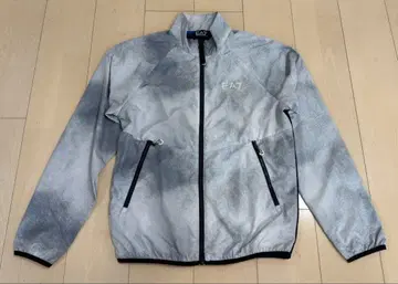 EA7 그레이 블랙 나일론 자켓 xs