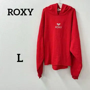 ROXY 록시 속기모 풀오버 후드티 레드 L 사이즈