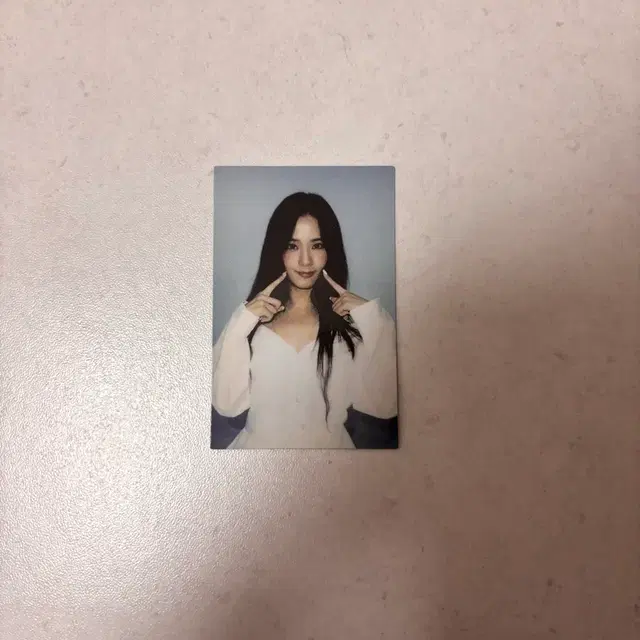 블랙핑크 the album 지수 포카