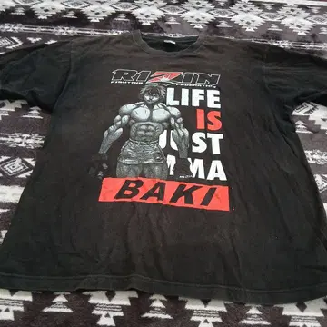 RIZIN BAKI 티셔츠 XL 다크 그레이