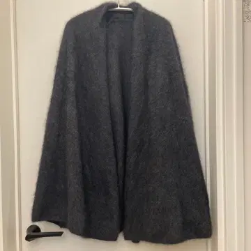 [ 새상품급 ] 2023AW NOBLE 퍼 니트 퍼프 가디건 그레이