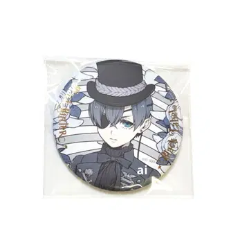 흑집사 Black Label 캔뱃지 Bone&Flower 시엘