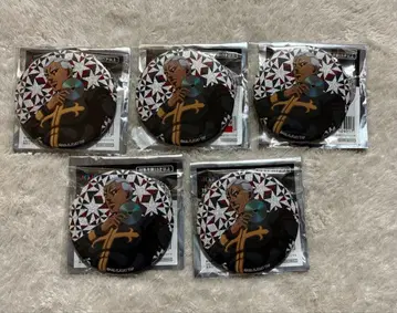 죠죠의 기묘한 모험 공식 글리터 캔뱃지 나선형 푸치 5종 세트