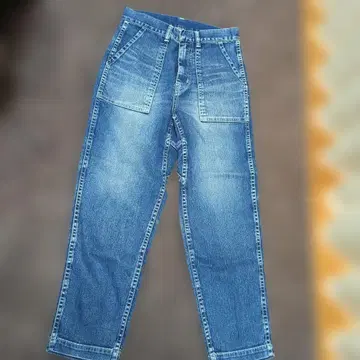 DEEP BLUE 와이드 데님 팬츠 sizeS