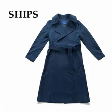 새상품급 쉽스 SHIPS 블랙 롱 체스터 코트 S 사이즈 캐시미어