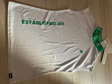 FILA 메쉬 슬리브리스 셔츠 화이트