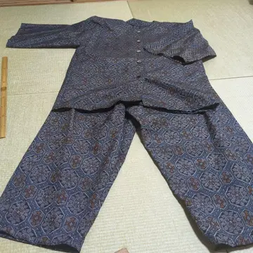 순수 실크 오시마 명주 셋업