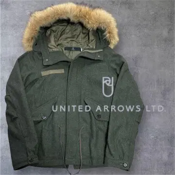 UNITED ARROWS 밀리터리 퍼 후드 아우터 S 사이즈