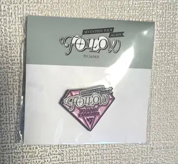 SEVENTEEN FOLLOW AGAIN 핀 배지 가나가와 세부치