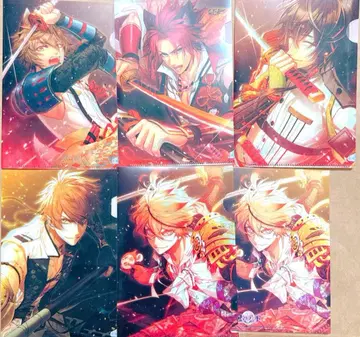 센고쿠 나이트 브래드 센브라 미니 클리어 파일 엽서 포함 5종 세트