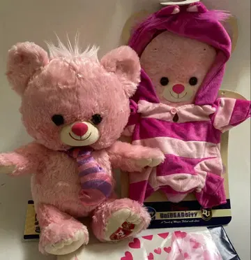 UniBearSity 핑크 봉제 인형 세트