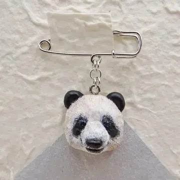 우리 아이 눈 반짝 동물 브로치 (팬더) 동물 브로치 애니멀