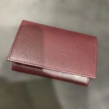 황궁 명함지갑 빨간색 보르도 와인 레드