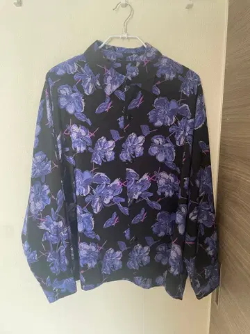 [ 패턴 셔츠 ] HARE 돌먼 아트 플라워 셔츠