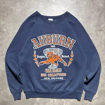 90s 컬리지 네이비 맨투맨 L 사이즈 USA제 빈티지 US 구제 의류