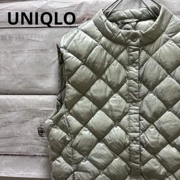 UNIQLO 울트라 라이트 다운 베스트 퀼팅 그레이 M 인기 스테디셀러