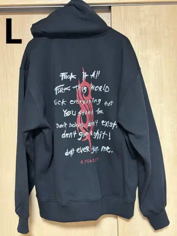 [새상품] Slipknot 슬립낫 후드티 뒷면 프린트 밴드 로고