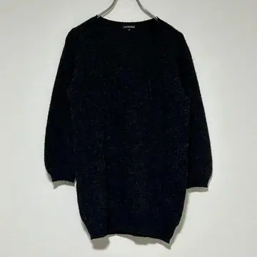 n0728 [ 로트레아몽 ] 니트 스웨터 알파카 혼방 라운드넥