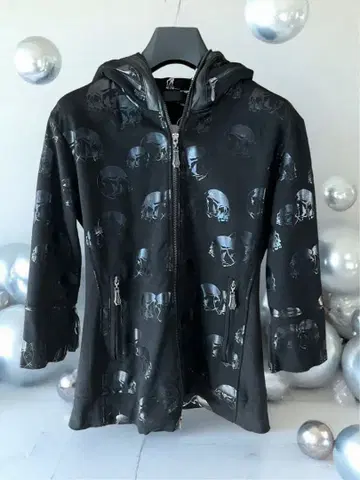 Luv maison JACKROSE 스컬 프린트 후드티 Y2K