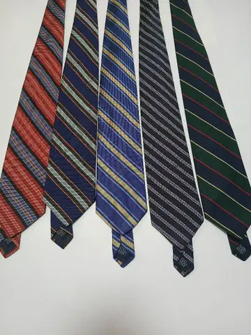 브룩스브라더스 스트라이프 넥타이 5개 세트