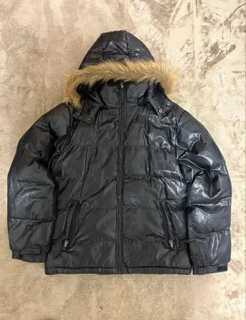 [ y2k archive 그런지 시크 스타일 헤이세이 ] 퍼 다운 자켓