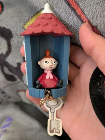 무민 키 하우스 리틀 미이 키링