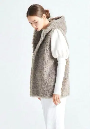 yori 푸들 후드 베스트