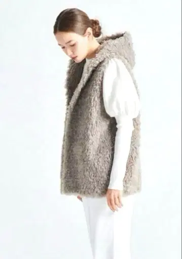 yori 푸들 후드 베스트