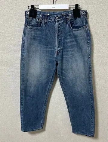 A.PRESSE No.22 Washed Wide Denim Pants