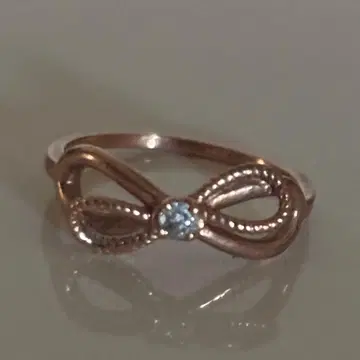 agete k10 리본 모티브 핑키링 핑크 골드 2-3호