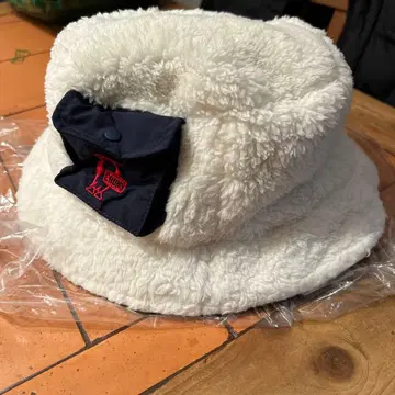 새상품 CHUMS 리버서블 버킷 햇 화이트/네이비