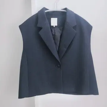 테일러드 베스트 자켓 베스트 숏 기장 익명 배송