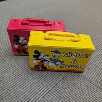 쇼와 레트로 미키마우스 카세트 케이스 소품함