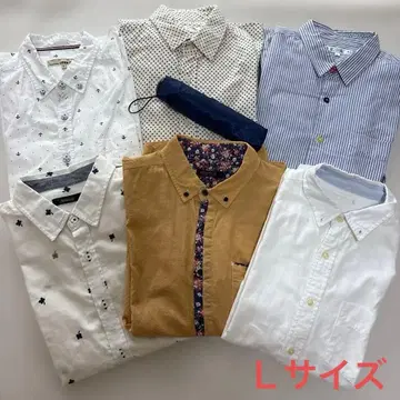 남성용 셔츠 긴팔 7부 반팔 우산 묶음 판매 7점