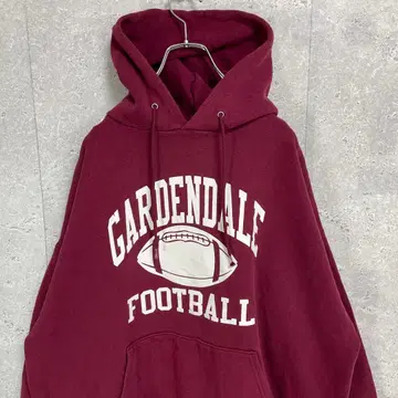 챔피온 풋볼 팀 로고 프린트 후드 맨투맨 2XL