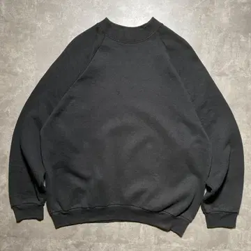 90s USA제 프룻 오브 더 룸 블랙 무지 맨투맨 XL 사이즈