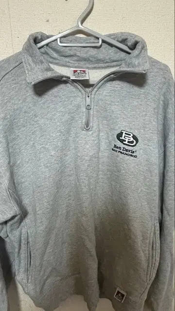 벤 데이비스 그레이 집업 맨투맨