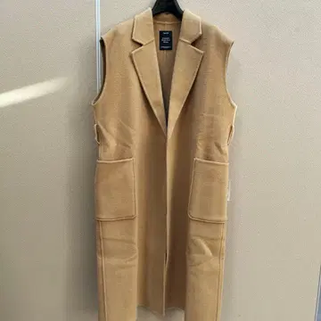 [ 미사용 ] A part by casheep 롱 베스트 카멜 F