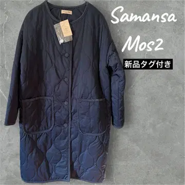 [ 새상품 ] SM2 사만사 모스모스 퀼팅 코트 네이비 F