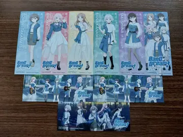 뱅드림 MyGO 시오리 Morfonica 미니 색지 클리어 파일