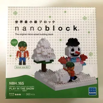 나노블록 눈놀이 눈사람 nanoblock NBH.165