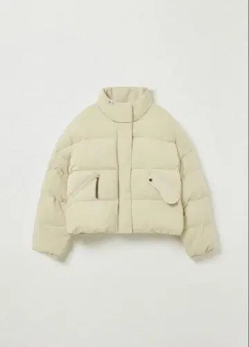 체크 패턴 푸퍼 재킷 3주년 한정판 beige