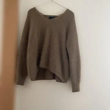 SHIPS 베이지 V넥 긴팔 니트