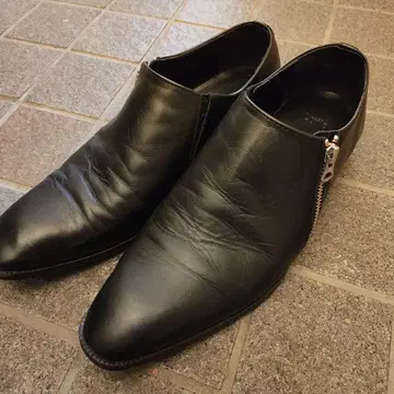 Lui's 루이스 천연 가죽 신발 26.5cm 블랙