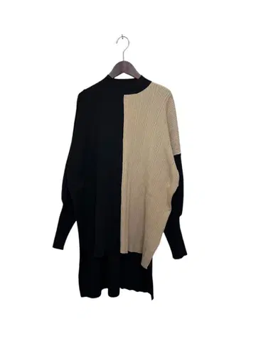 osmosis 바이컬러 니트 긴팔 상의